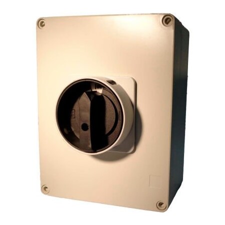 Springer Controls Co Springer Controls / MERZ, 80A, 3-Pole, Enclosed Disconnect Switch, Black/Grey ML2-080-AB3E